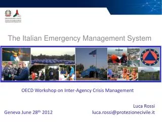 The Italian Emergency Management System