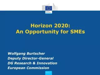 Horizon 2020: An Opportunity for SMEs