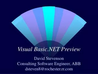 Visual Basic.NET Preview