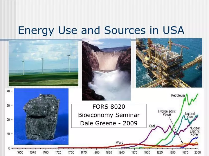 energy use and sources in usa