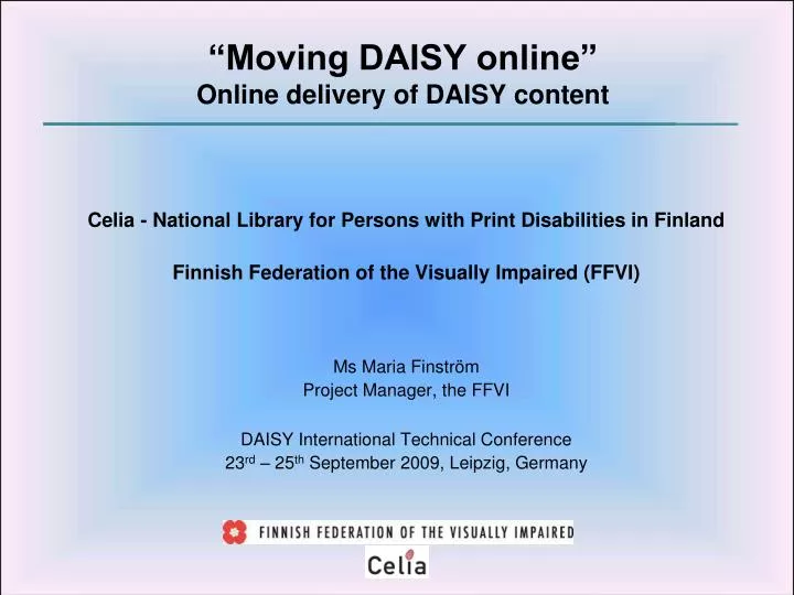 moving daisy online online delivery of daisy content