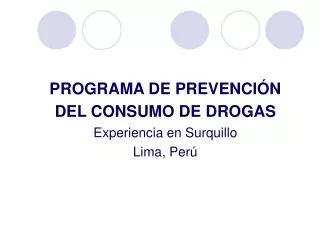 programa de prevenci n del consumo de drogas