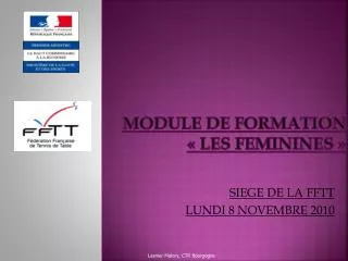 module de formation les feminines