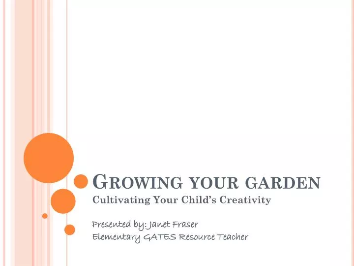 growing your garden