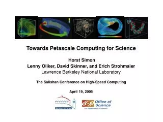 Towards Petascale Computing for Science Horst Simon