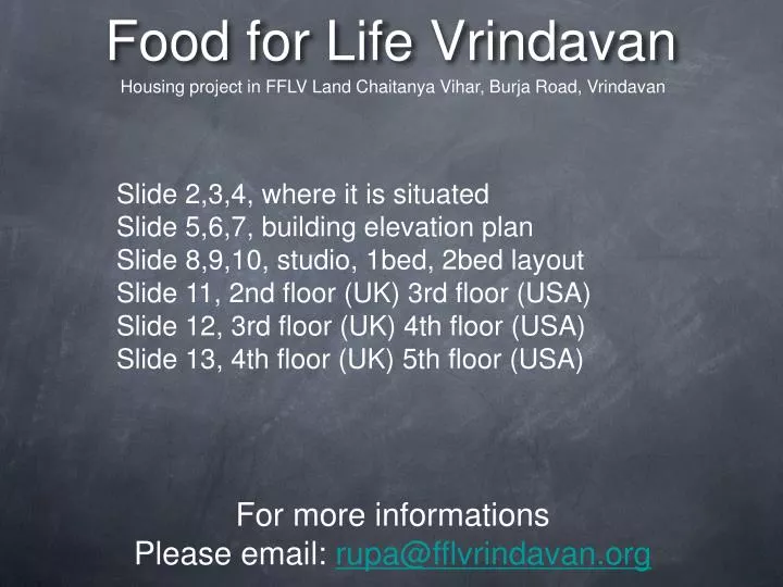 food for life vrindavan