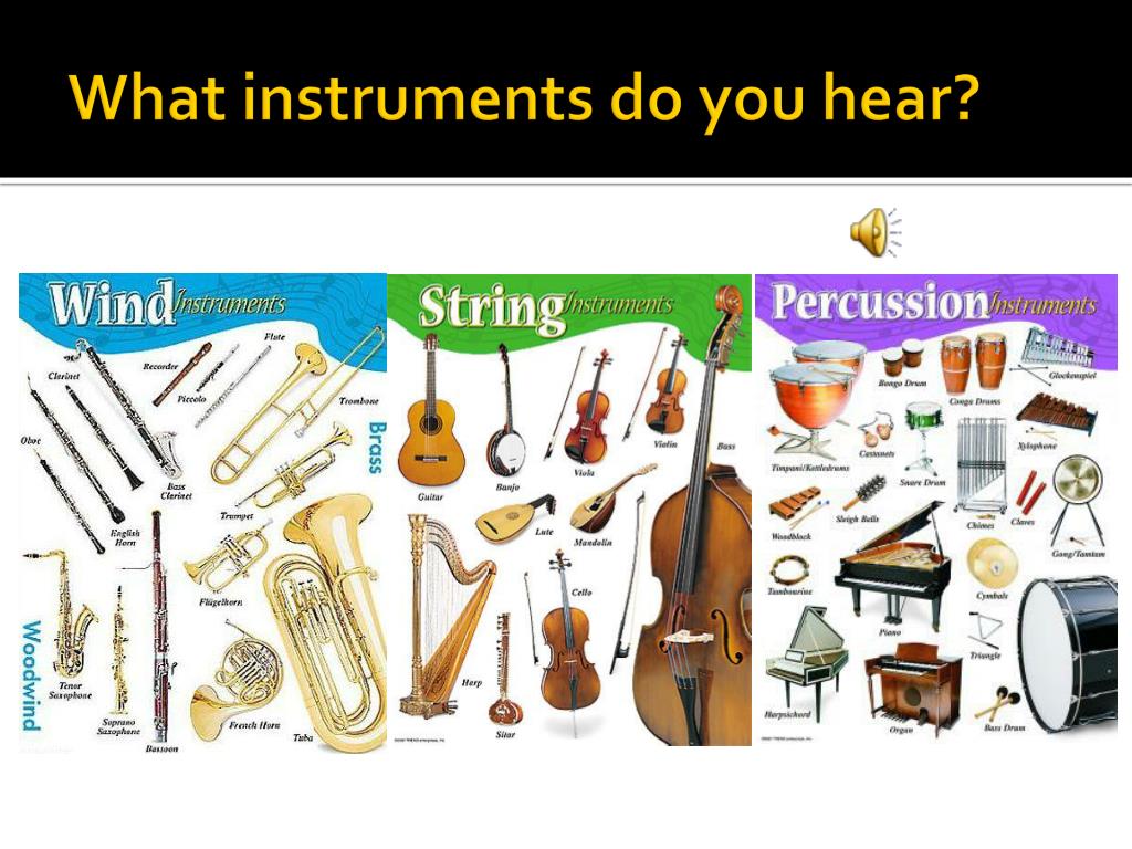 Instruments Read Aloud PPT - What instruments do you hear? PowerPoint Presentation, free ...