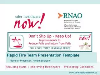 Rapid Fire Team Presentation Template