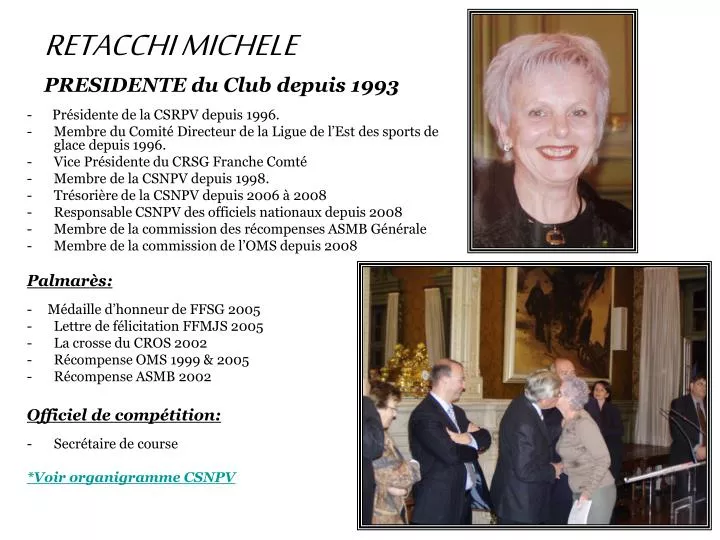 retacchi michele presidente du club depuis 1993