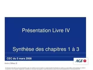 pr sentation livre iv synth se des chapitres 1 3