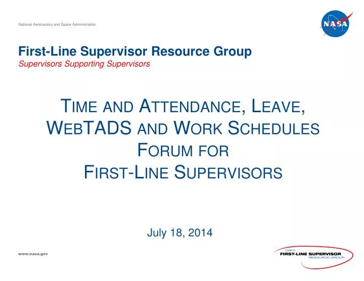 first line supervisor resource group supervisors supporting supervisors