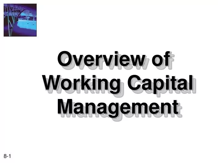 overview of working capital management