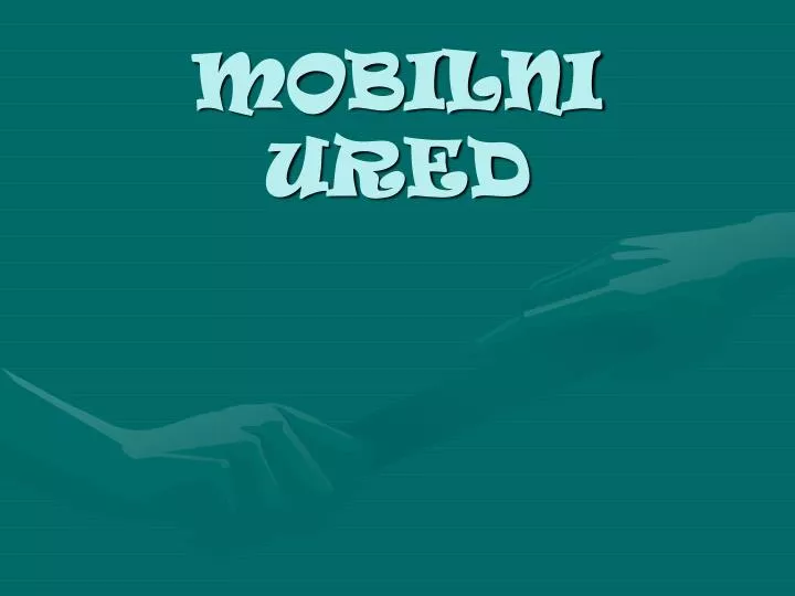 mobilni ured