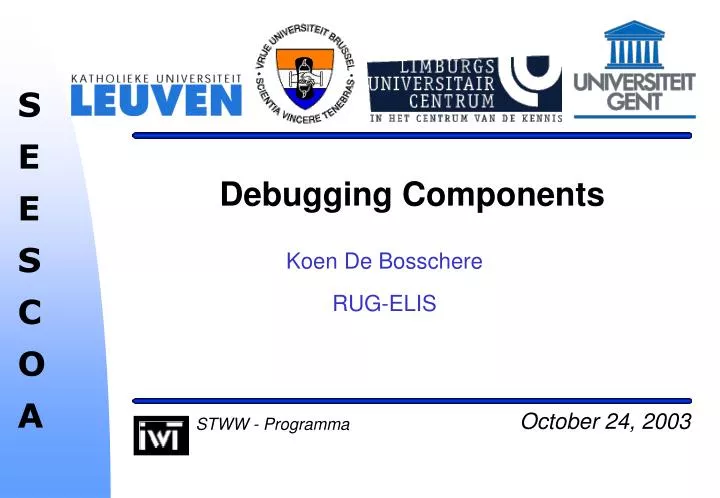 debugging components
