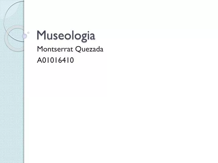 museologia