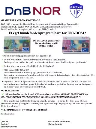 GRATULERER MED NY SPORTSBAG !