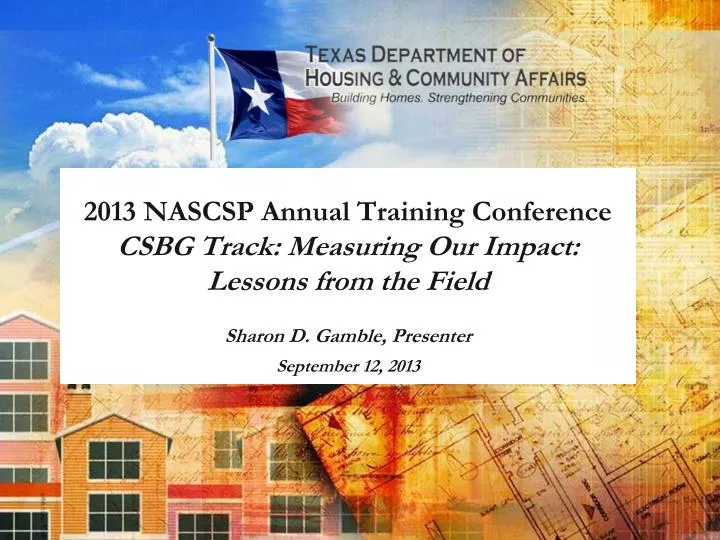 2013 nascsp annual training conference csbg track measuring our impact lessons from the field