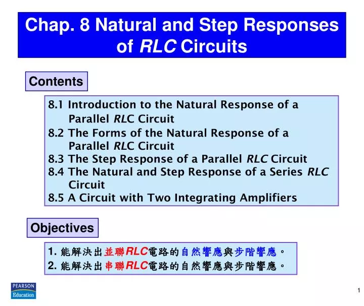 chap 8 natural and step responses of rlc circuits