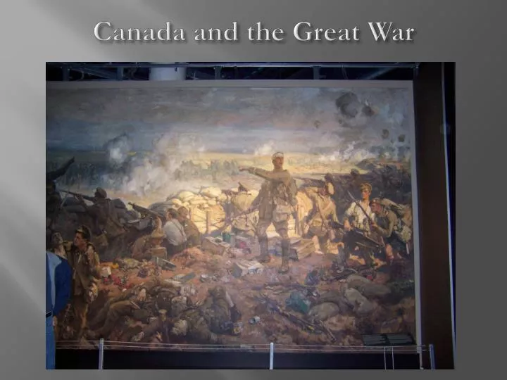 canada and the great war
