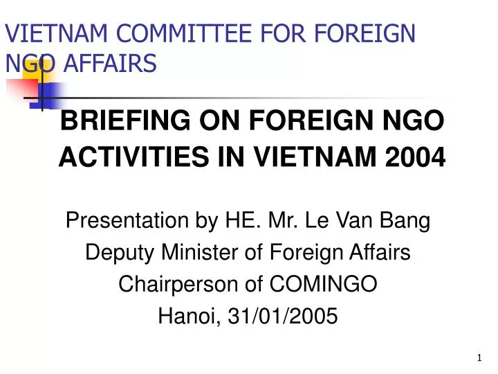 vietnam committee for foreign ngo affairs
