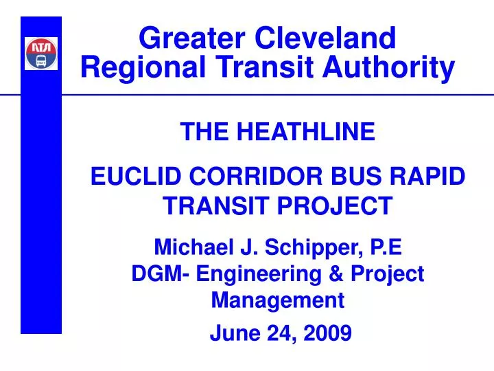 greater cleveland regional transit authority