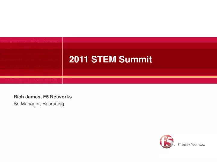 2011 stem summit