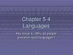 The Importance of Preserving Local Languages Amid Globalization - slide 1