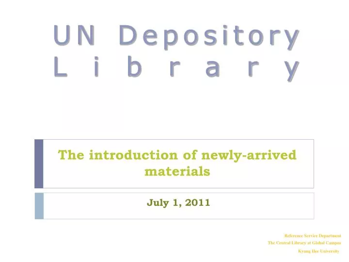 un depository library