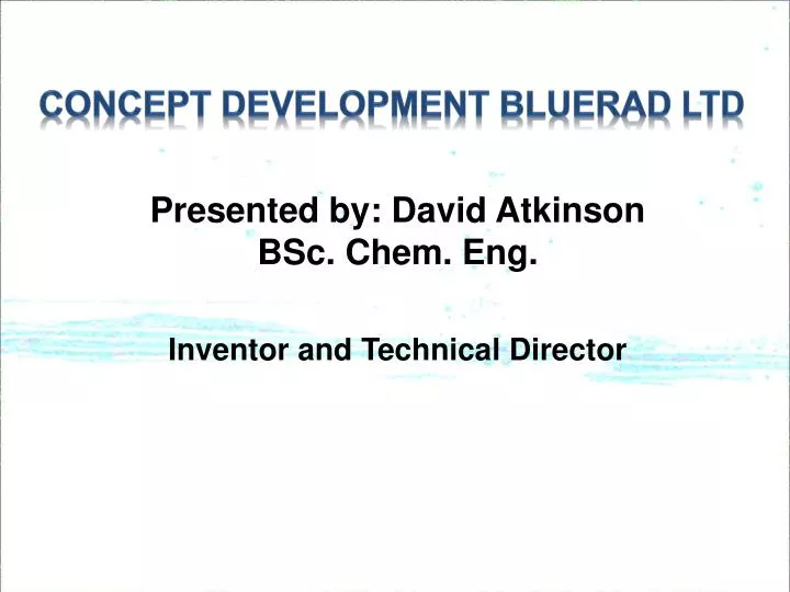 concept development bluerad ltd