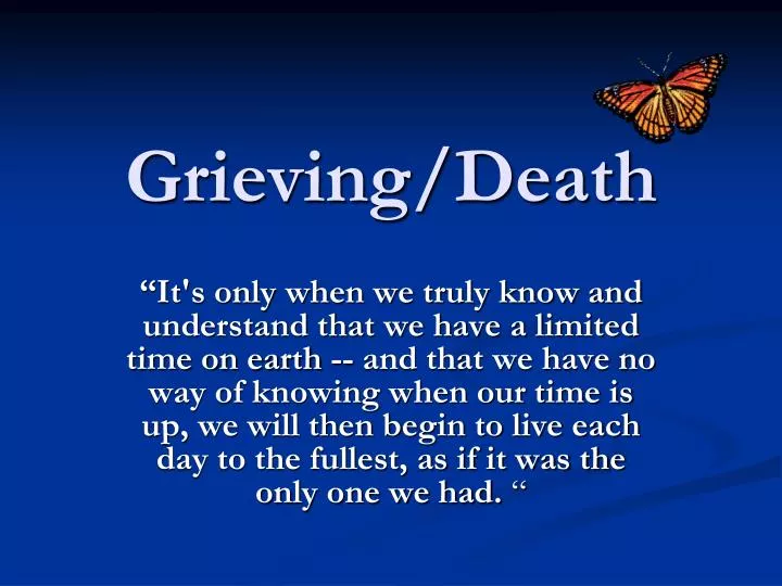 grieving death