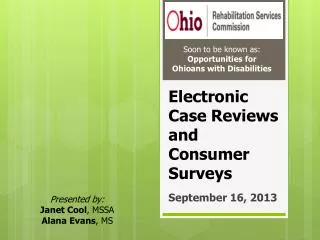 Electronic Case Reviews and Consumer Surveys