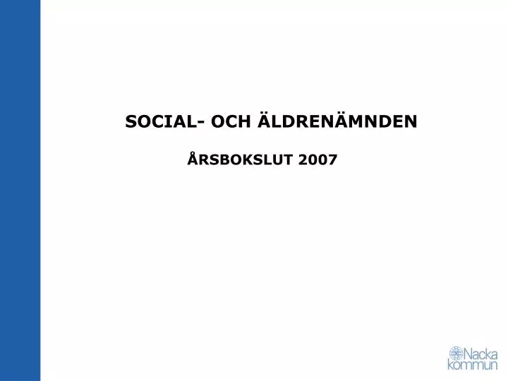 social och ldren mnden