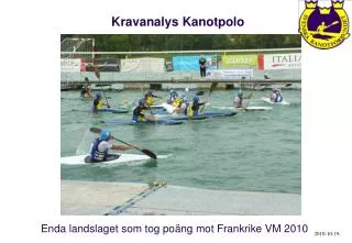 kravanalys kanotpolo