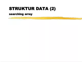 struktur data 2 searching array