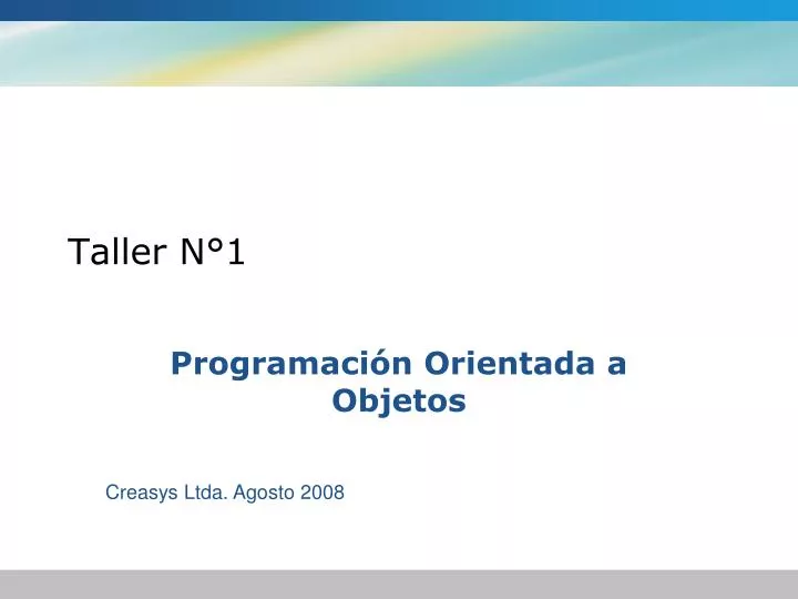 taller n 1