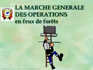 la marche generale des operations en feux de for ts