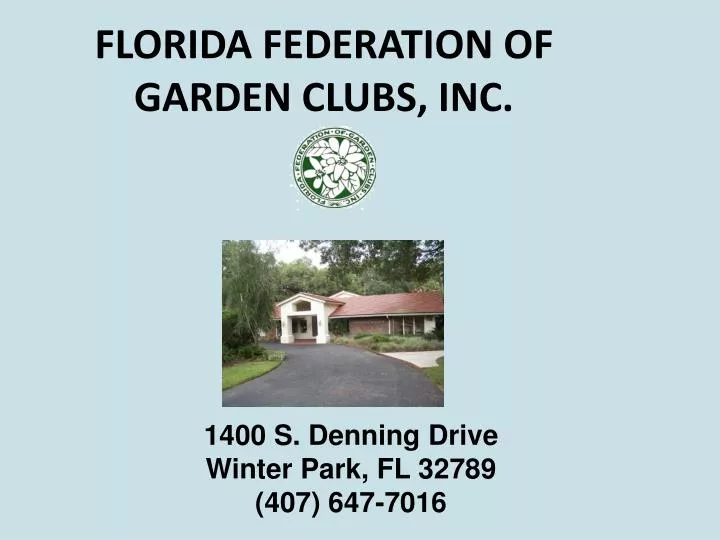 florida federation of garden clubs inc