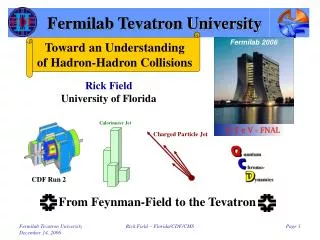 Fermilab Tevatron University