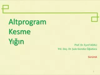 altprogram kesme y n