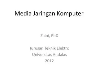 media jaringan komputer