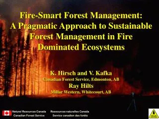 Fire-Smart Forest Management: