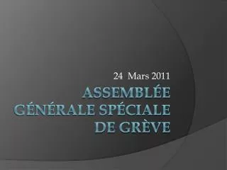 24 mars 2011