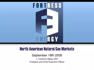 North American Natural Gas Markets