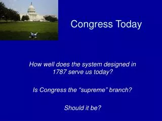 Congress Today