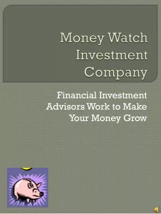 Money Watch Investment Company