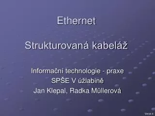 ethernet strukturovan kabel
