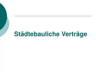 st dtebauliche vertr ge