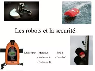 les robots et la s curit