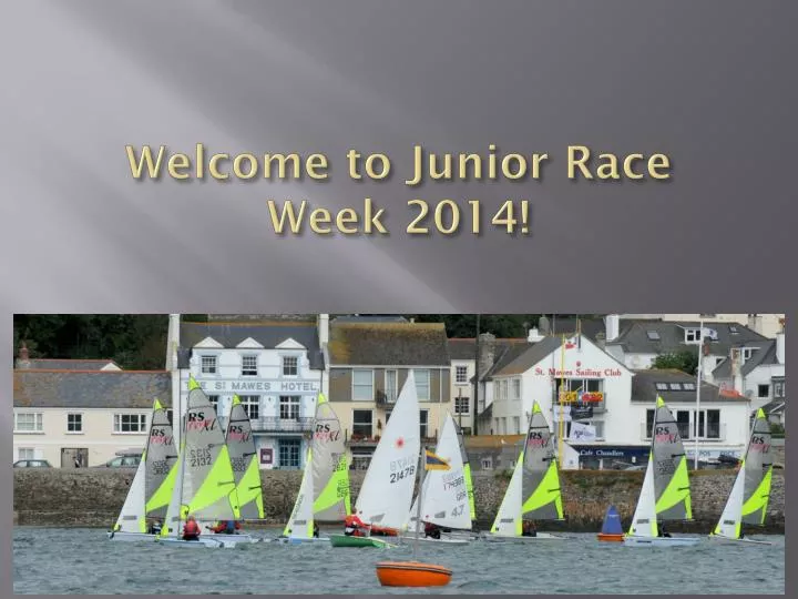 welcome to junior race week 2014
