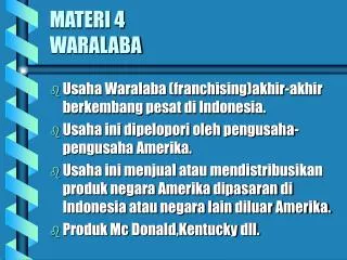 MATERI 4 WARALABA